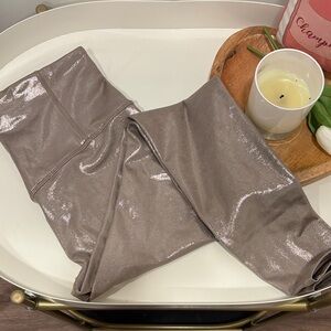 EUC Athleta Shimmering Taupe Leggings